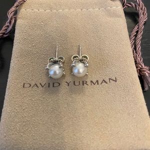 David Yurman pearl earrings